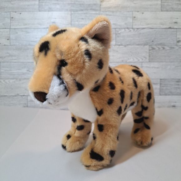Adventure Planet CHEETAH LEOPARD Big Cat Plush Stuffed Toy Furry - Picture 1 of 13